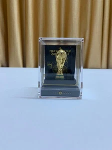 FIFA World Cup Qatar 2022 Trophy Replica in acrylic case (FIFA Licensed Product) - Picture 1 of 9
