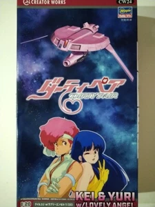 Dirty Pair Plastic model Kay & Yuri (1:20)  w/Lovely Angel (1:300) From Japan - Picture 1 of 3
