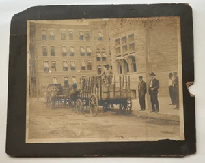 San Antonio Texas Downtown Whiskey Delivery Paul Jones Old Crow Cabinet Card - Picture 1 of 7