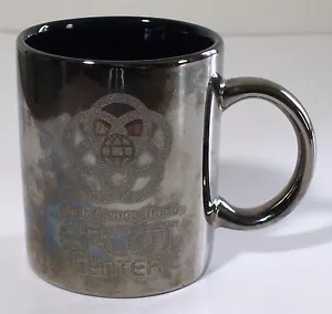NWT Walt Disney World Epcot Center Taza de café Plata oscura Acabado metálico - Imagen 1 de 5