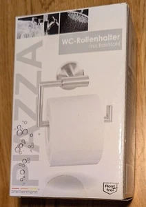 bremermann Bad-Serie PIAZZA Toilettenpapierhalter Edelstahl matt WC-Rollenhalter - Bild 1 von 3