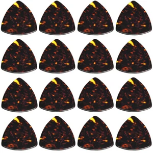 Celluloid 346 Rounded Triangle Guitar Picks Plectrums 0.71mm 100Pcs Brown - Picture 1 of 4