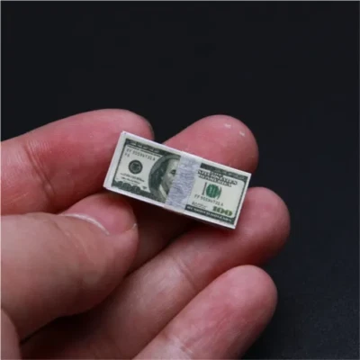 180pc Dollhouse Miniature 1:12 Dollar Bills Banknote Money Accessories 12 Bundle - Image 1 of 4