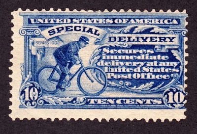 US E6 10c Special Delivery Mint Fine OG H SCV $230 - Image 1 of 2