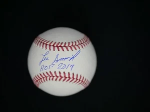 LEE SMITH SIGNED OFFICIAL MAJOR LEAGUE BASEBALL INSCRIBED "HOF 2019" W/ JSA COA - Picture 1 of 2
