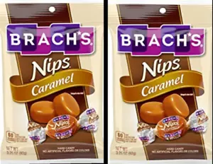 Caramelo duro con sabor a caramelo Brach's Nips, 3,25 onzas, paquete de 2 - Imagen 1 de 12