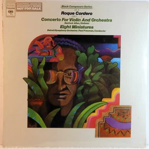 CORDERO / FREEMAN - Concerto for Violin &..., Eight Miniatures (VINYL LP, 1974) - Imagen 1 de 1