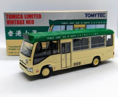 Tomica Limited Hong Kong Green Public Bus Toyota Coaster Metal Diecast Car Model - Image 1 of 4