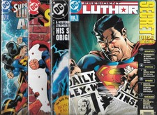 SUPERMAN SECRET FILES & ORIGINS LOT OF 4 #1 PRESIDENT LUTHOR 2004 & OUR WORLDS
