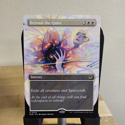 Borderless BEYOND THE QUIET mtg NM-M Edge of Eternities 1 Rare Regular - Image 1 of 2