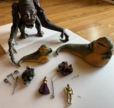 Jabba's Rancor Pit 3.75" STAR WARS Black Series TRU + 6” TBS Jabba Loose - Image 1 of 4