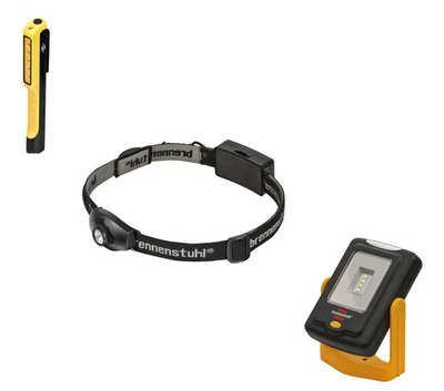 LED Stirnlampe Werkstattlampe Arbeitslampe Clipleuchte 6500K Brennenstuhl - Bild 1 von 3