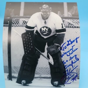 GLENN "CHICO" RESCH Autographed Signed 8x10 Hockey Photo - NY ISLANDERS - Picture 1 of 5