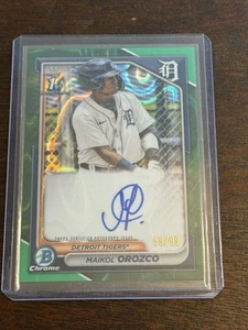Béisbol cromado Bowman 2024 MAIKOL OROZCO GREEN WAVE "1er Bowman" # 59/99 - Imagen 1 de 6