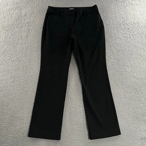 Express Damen Hose schwarz Größe 8 Editor Barely Boot niedriger Bund Polyestermischung - Bild 1 von 17