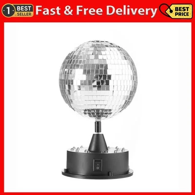 Светодиодное вращающееся зеркало диско мяч настольная лампа, меняющий цвет вечеринки свет - Изображение 1 из 4