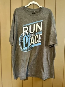 Vintage Men’s WWE AJ Styles “Run The Place” Gray Cotton T Shirt Size 2XL - Picture 1 of 5