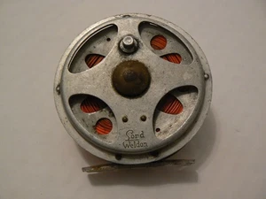 VINTAGE LORD WELDON SINGLE ACTION ALUMINIUM FLIEGENANGELROLLE - Bild 1 von 6