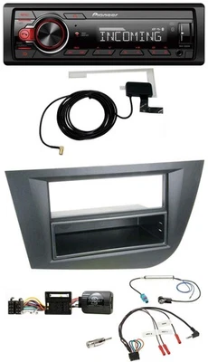 Pioneer MP3 Lenkrad CD DAB USB Autoradio für Seat Leon 2005-2010 schwarz - Bild 1 von 4