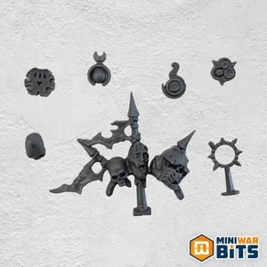 Brocas de accesorios elegidas - Brocas Warhammer 40k Chaos Space Marine - Imagen 1 de 1