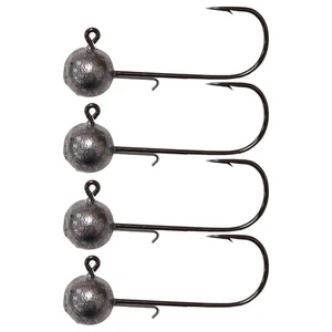 Pamchion Jigköpfe Rund mit Köderhalter 4er Pack Jighaken Jighead Bleikopf Jig 🎣 - Bild 1 von 2