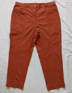 Ruby Road Pants Rust Terracotta Casual Women's Size 18 - Picture 1 of 10