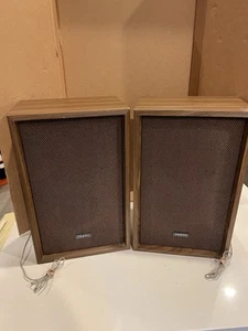 RARO PAR DE ALTAVOCES DE ESTANTERÍA VINTAGE Onkyo Dynamic FOUR 700 HECHOS EN JAPÓN - Imagen 1 de 12