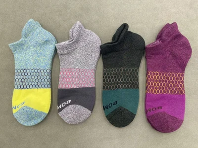 4 pares de calcetines tobilleros Bombas Tri-Block jaspeados panal para mujer talla M 4 colores Foto 1 de 4