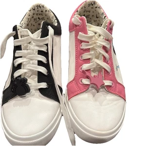 Nightmare Before Christmas Size 9 Ground Up Shoes Jack Sally Pink Black - Picture 1 of 11