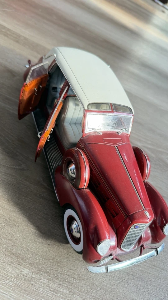 RARO! 1:18 Franklin Mint 1937 Maybach SW38 sedán limusina Landaulet diecast mod Foto 1 de 4