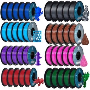 Filament d'imprimante 3D Geeetech PETG 5/10 pièces 1,75 mm 1 kg/rouleau filament de qualité - Photo 1/45