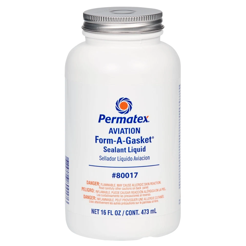 Permatex 80019-12PK Aviation Form-A-Gasket No. 3 Sealant, 4 oz. (Pack of 12) - Image 1 of 1