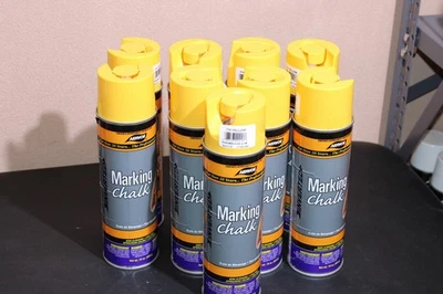 Aervoe 218 Yellow Marking Chalk Paint 15 oz. Can (9-Pack) - Image 1 of 4