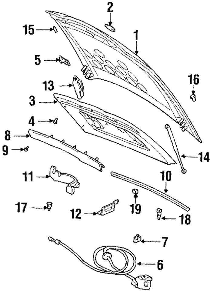 Ornamento GM 25699466 genuino Foto 1 de 1