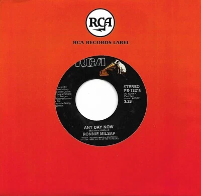 Ronnie Milsap, Any Day Now/It's Just A Room, 45 VG++ 1982 RCA Records - Image 1 of 2