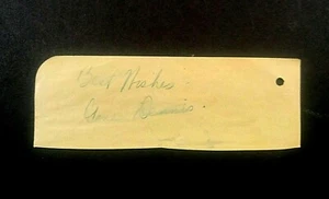 autograph of GENE DENNIS (1904-1947) famous psychic during 1920s & 1930s SIGNED - Picture 1 of 3