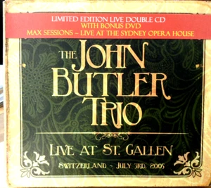 JOHN BUTLER TRIO - LIVE AT ST. GALLEN 2 X CD ALBUM PLUS DVD BOXSET 2005 - Picture 1 of 2