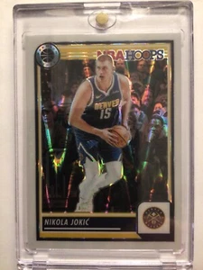 P2P 2023-24 NBA Hoops Premium Stock WHITE Seismic Prizm #1 Nikola Jokic #65/75 - Picture 1 of 11