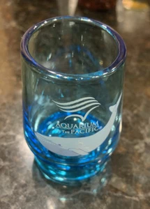 Aquarium of the Pacific Shot Glass Rare Blue Whale - Picture 1 of 2