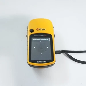 GARMIN eTrex Venture HC Yellow Handheld Satellite GPS Navigation Camping Hiking - Picture 1 of 6