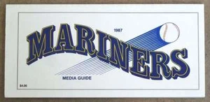 1987 SEATTLE MARINERS MEDIA GUIDE  - Picture 1 of 1