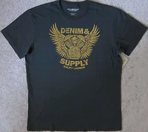 RALPH LAUREN (Charcoal) "Motor Wing" PREMIUM T-Shirt Men's - NWT( $29.50 ) - Picture 1 of 1
