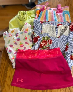 Lot of 5, Girls Summer Dresses and Skort, Size 4 - Picture 1 of 8
