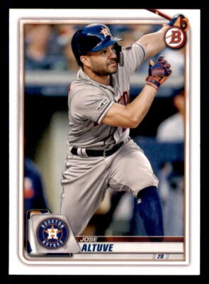 2020 Bowman #88 Jose Altuve Houston Astros - Image 1 of 2