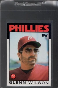1986 Topps Glenn Wilson Baseball Card #736 CS1 Free Shipping #2 - Picture 1 of 2