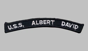 US Navy FF-1050 DE-1050 USS Albert David Frigate Destroyer UIM Rocker (03-04) - Bild 1 von 1