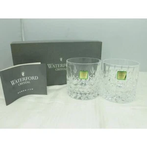 Waterford Crystal Set of 2 Single Old Fashioned Glasses - Picture 1 of 5
