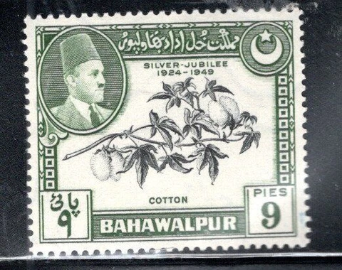 BAHAWALPUR PAKISTAN MIDDLE EAST STAMPS  MINT HINGED NG LOT  595AS Cover