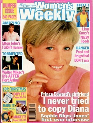 Australian Women's Weekly - March 1997 - Sophie Rhys-Jones, Twiggy + Elton John - Image 1 of 3