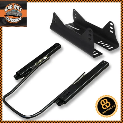 BB SEATS BB Racing Bucket Seat Side Mounts & Runners Universal Fits OMP Sparco Cobra etc